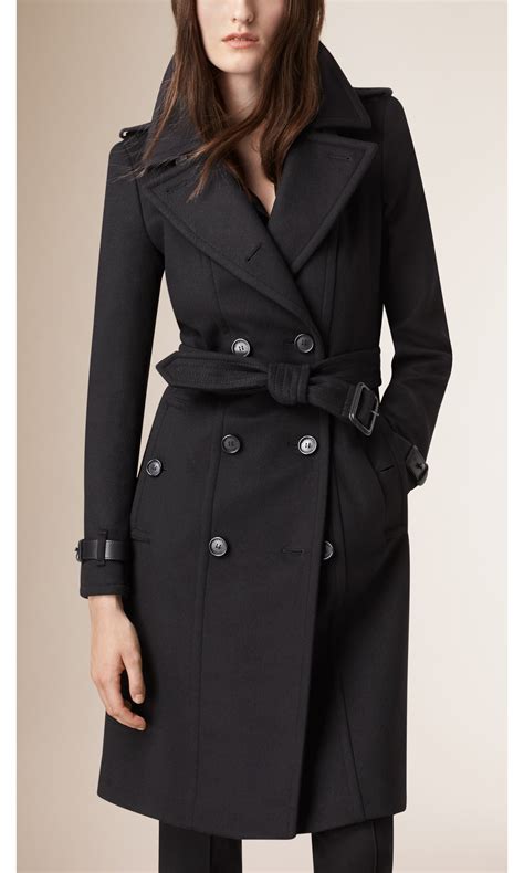 burberry black womens trench coat with patent leather trim|Burberry trench coat outlet.